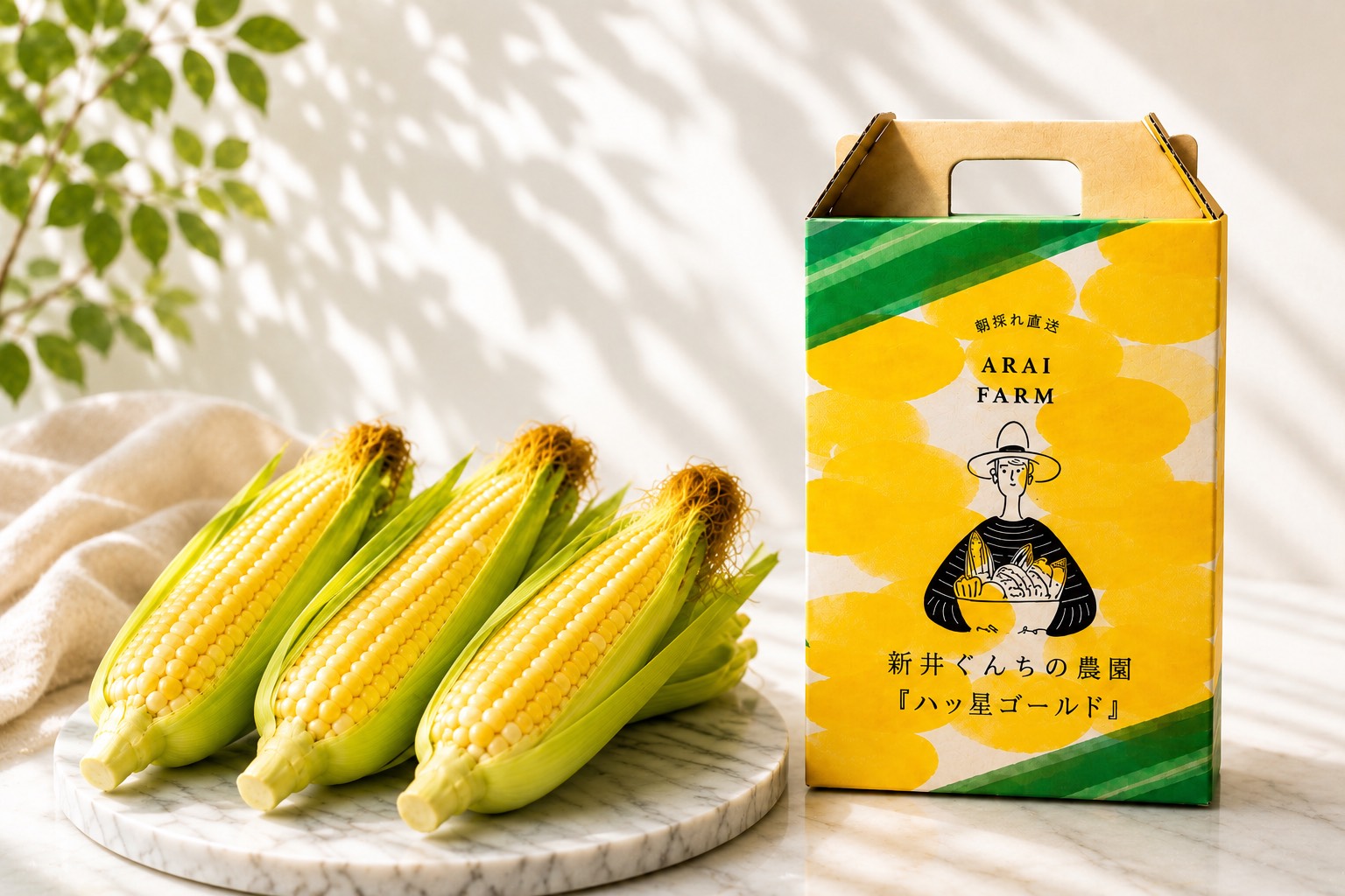 深谷のとうもろこしを全国へ広めたい【新井くんちの農園・八ッ星ゴールド】