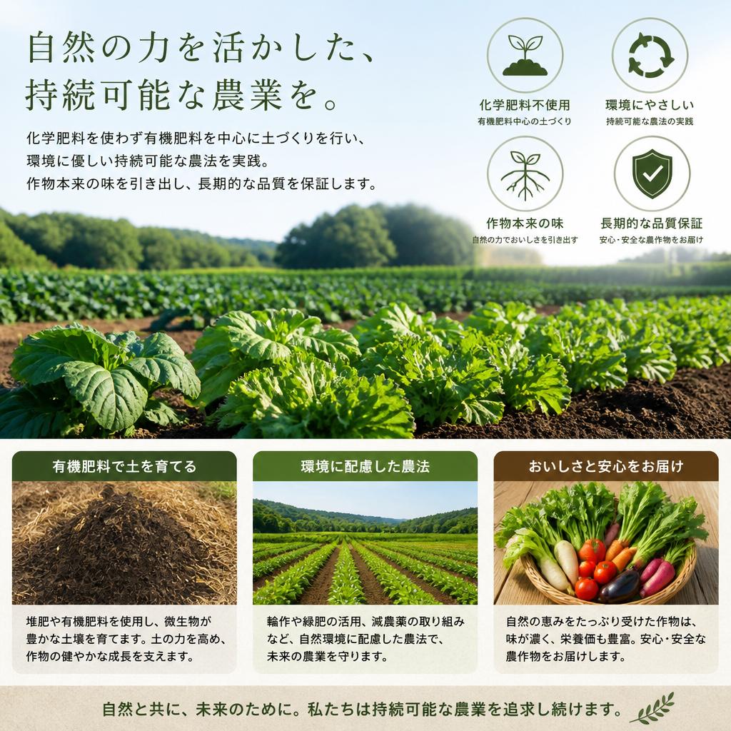 こだわりの農法