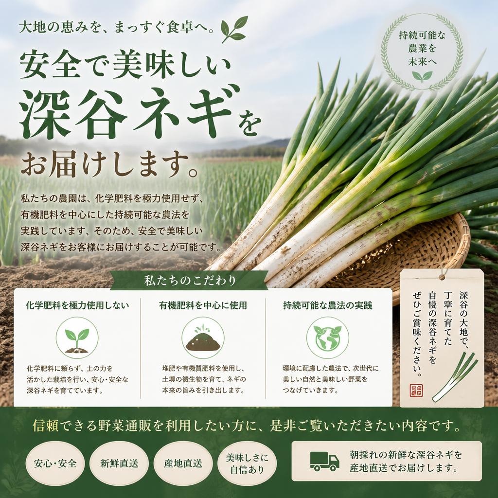 農家直送の信頼と安全性