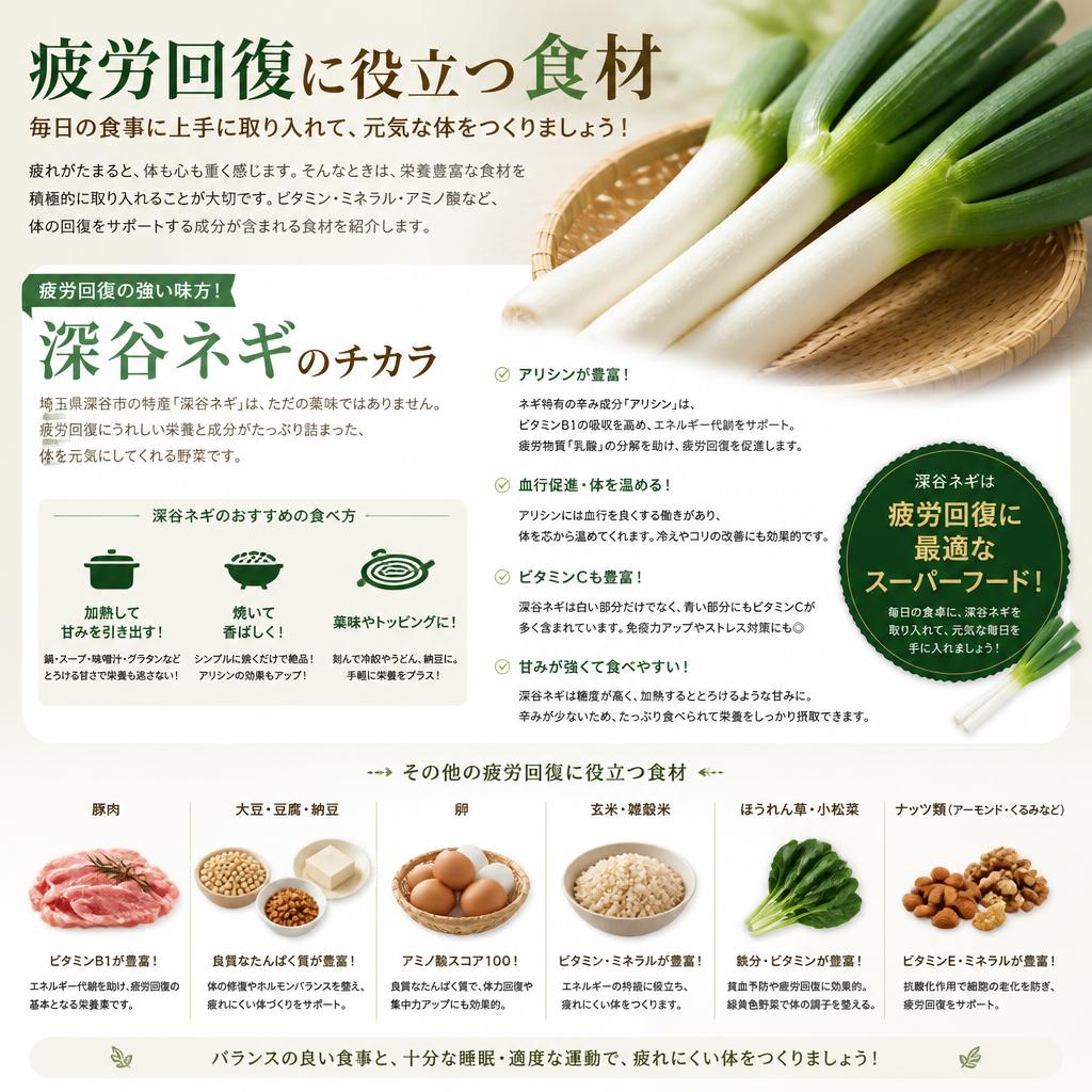 2. 疲れに効く食べ物