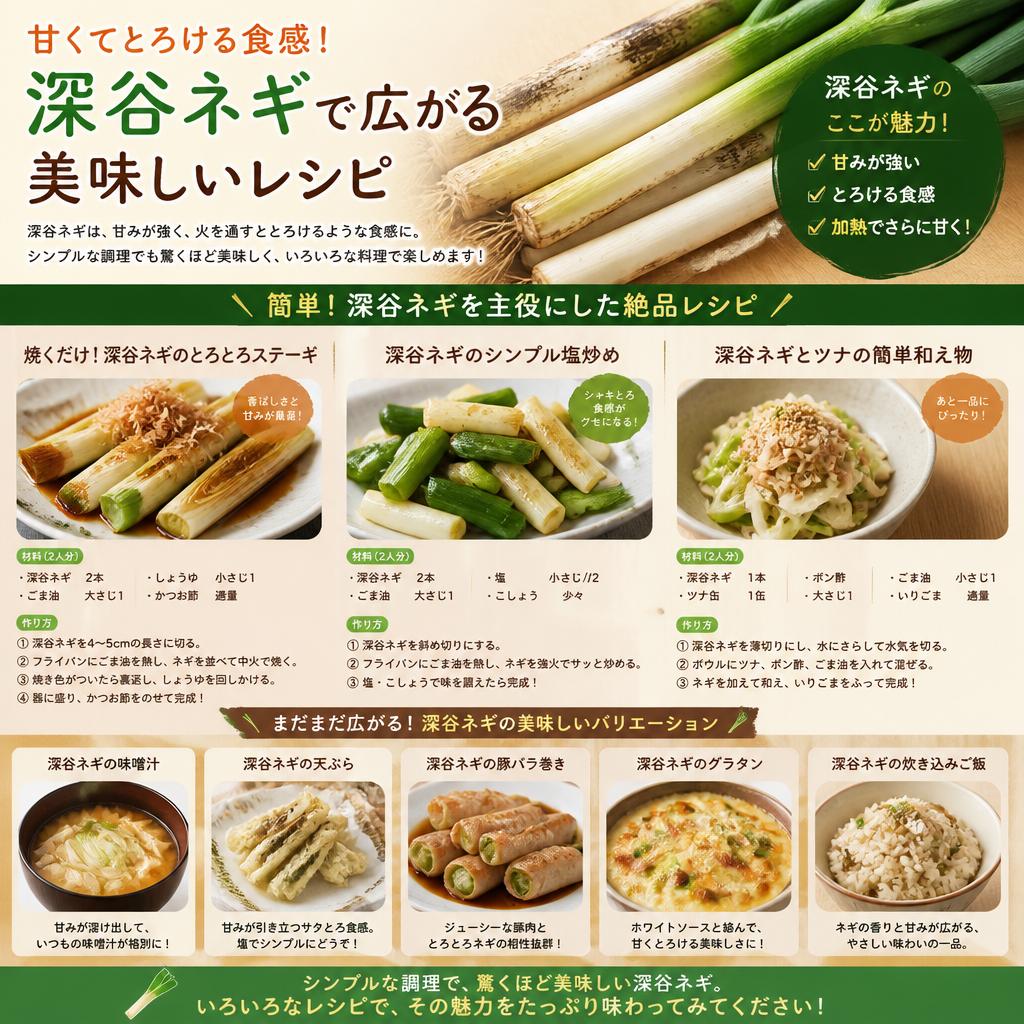 美味しいネギのレシピ集